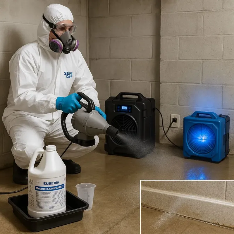 Sanitization and Odor Removal process in Westland, MI
