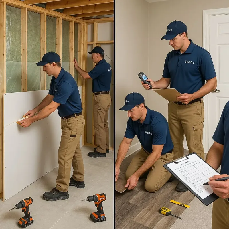 Repairs and Reconstruction process in Westland, MI